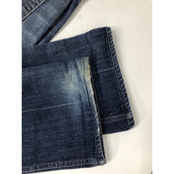 7 For All Mankind Womens 29x32 Blue Denim Jeans Bootcut Stretch - Picture 7 of 8